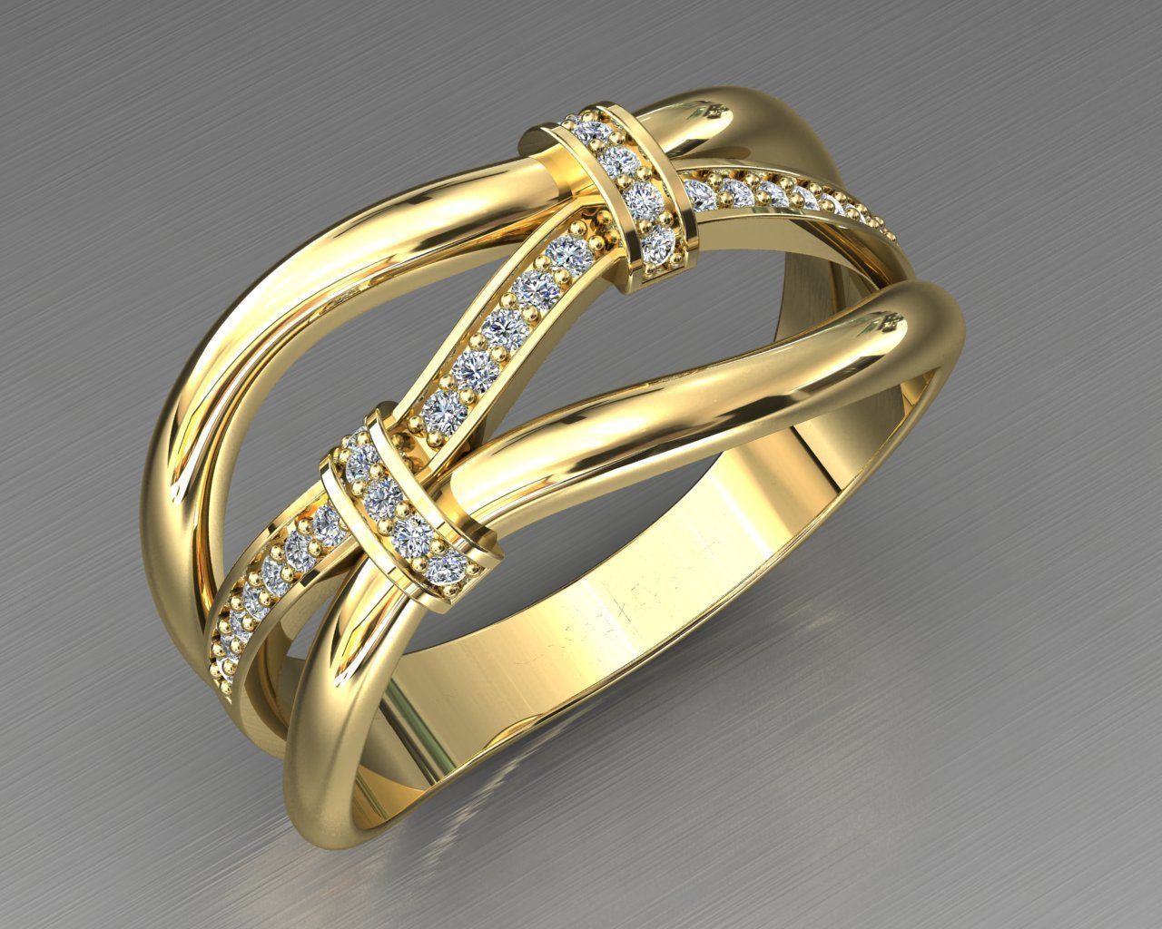 Diamond Ring Fashion 3D print model_6
