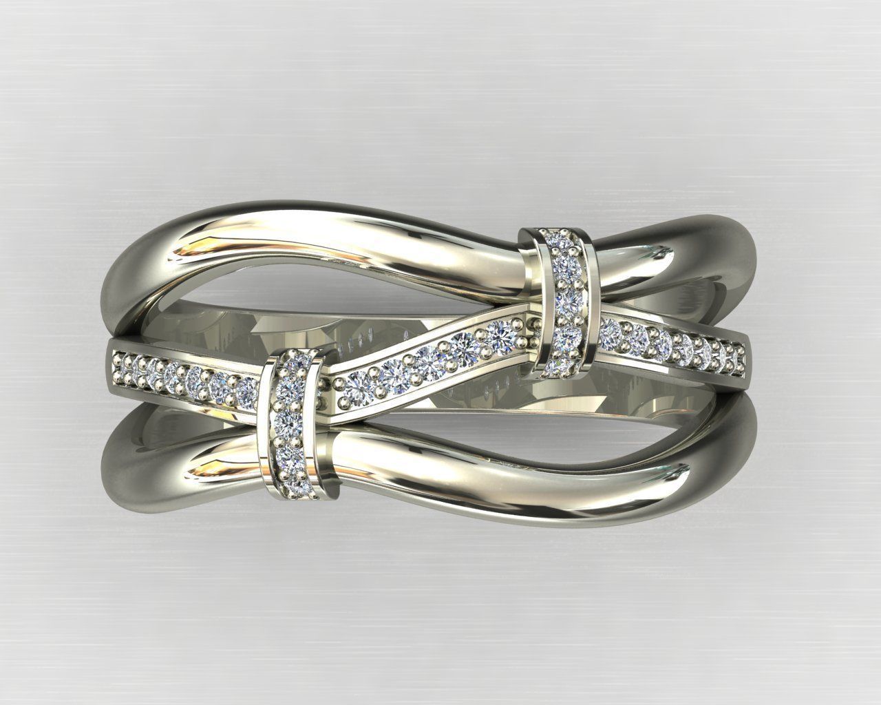 Diamond Ring Fashion 3D print model_4