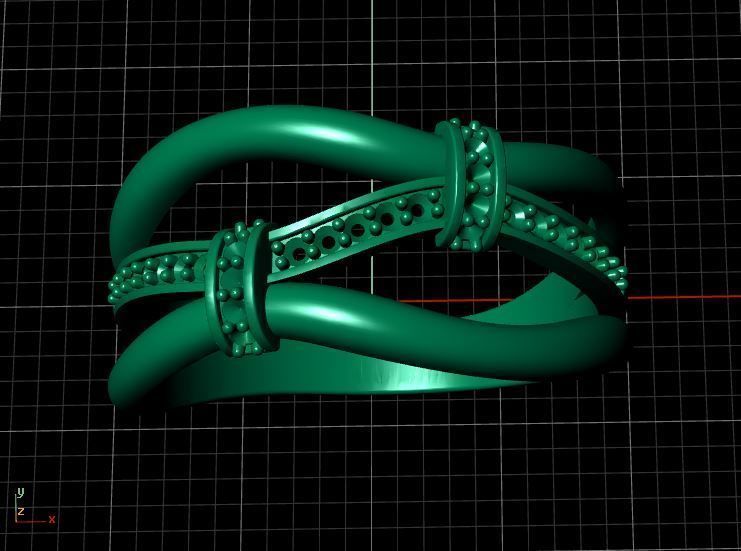 Diamond Ring Fashion 3D print model_23