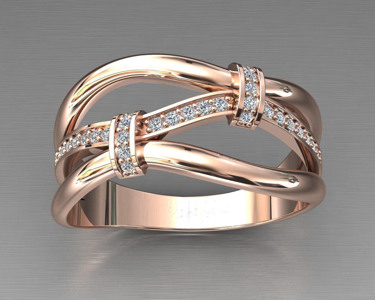 Diamond Ring Fashion 3D print model_5