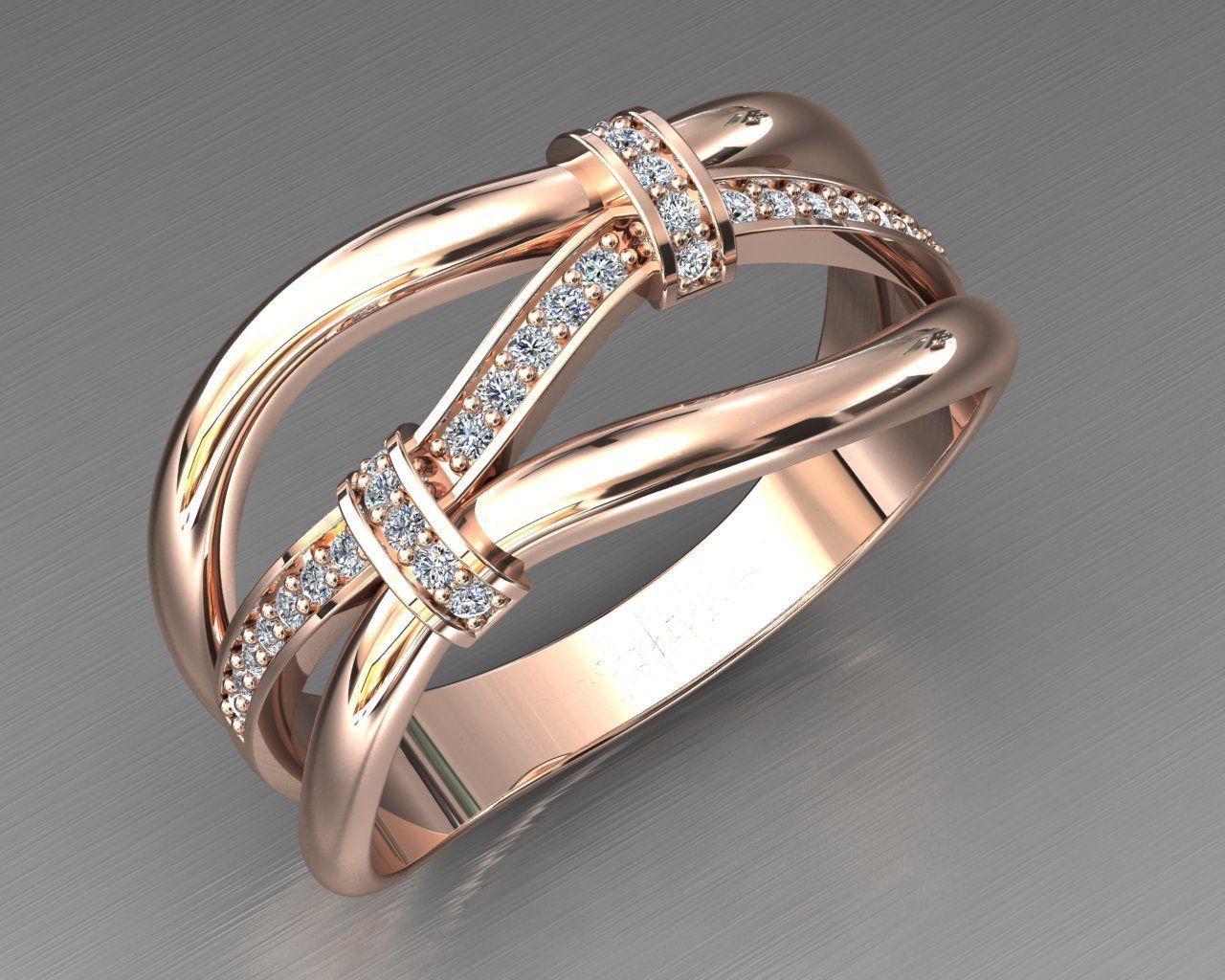Diamond Ring Fashion 3D print model_3