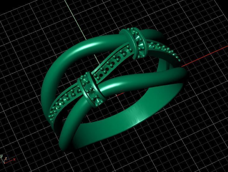 Diamond Ring Fashion 3D print model_20