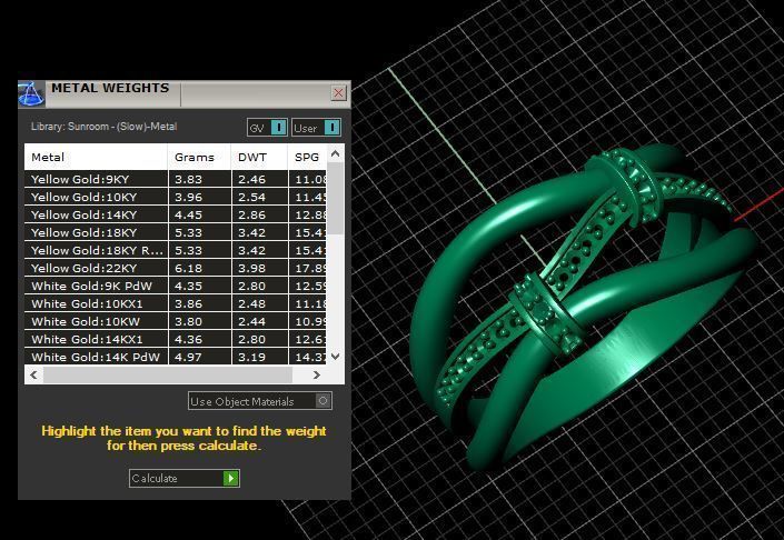 Diamond Ring Fashion 3D print model_9