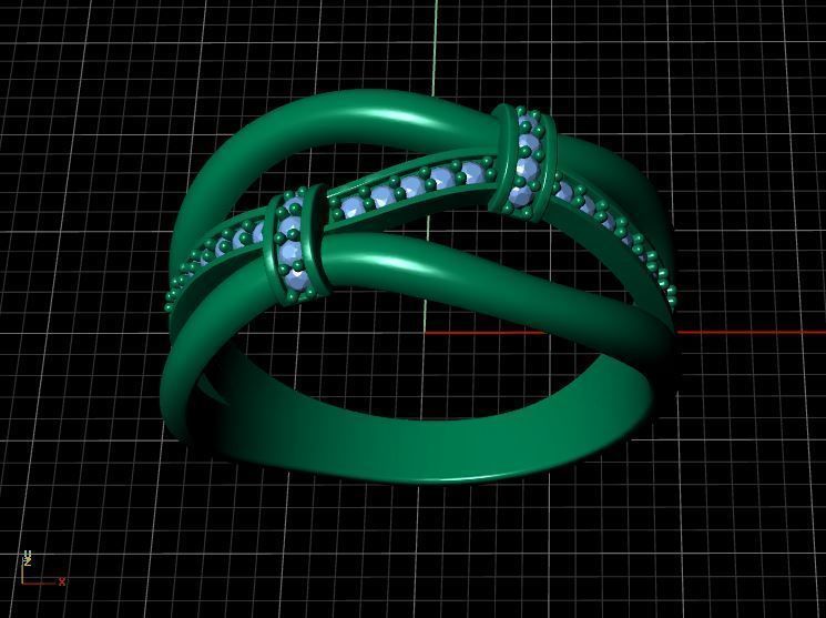 Diamond Ring Fashion 3D print model_24