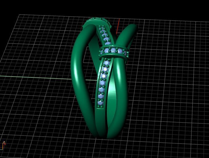 Diamond Ring Fashion 3D print model_21