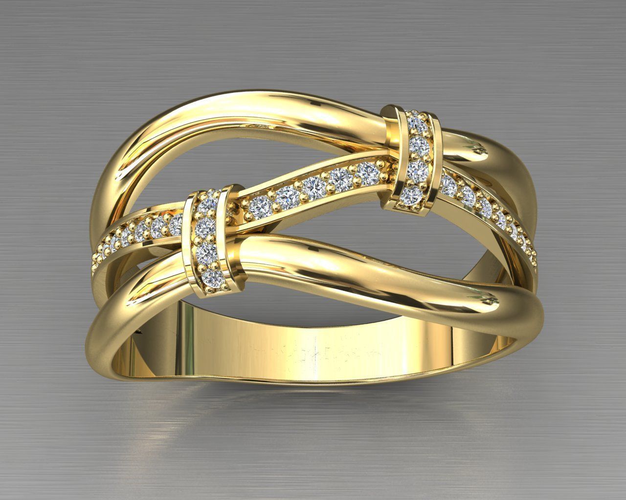 Diamond Ring Fashion 3D print model_2