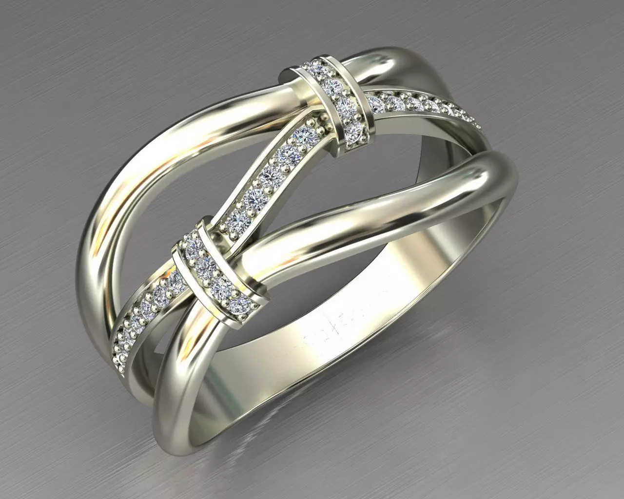 Diamond Ring Fashion 3D print model_0