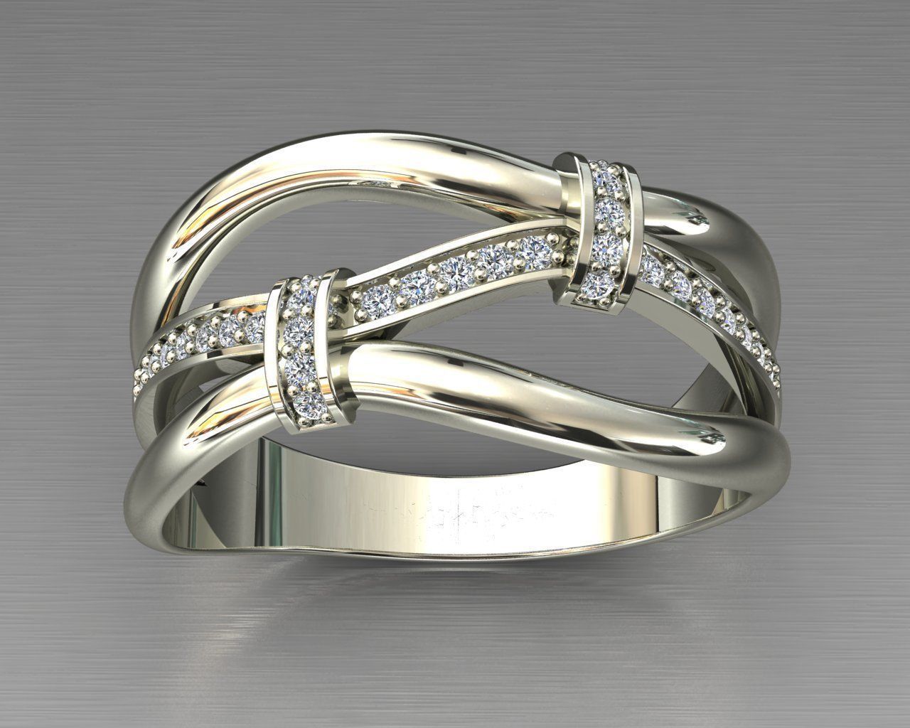 Diamond Ring Fashion 3D print model_10