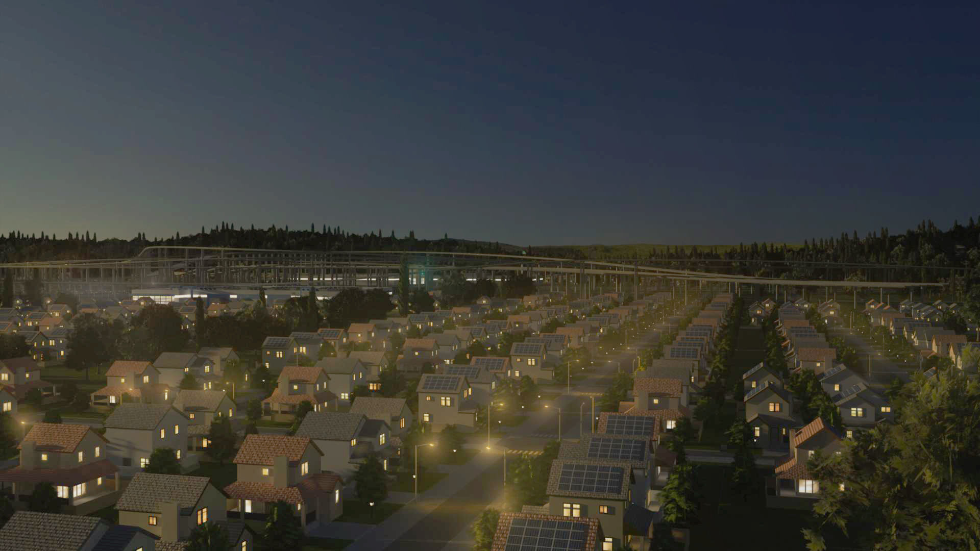 Freeway04 Suburbs 3D model_7