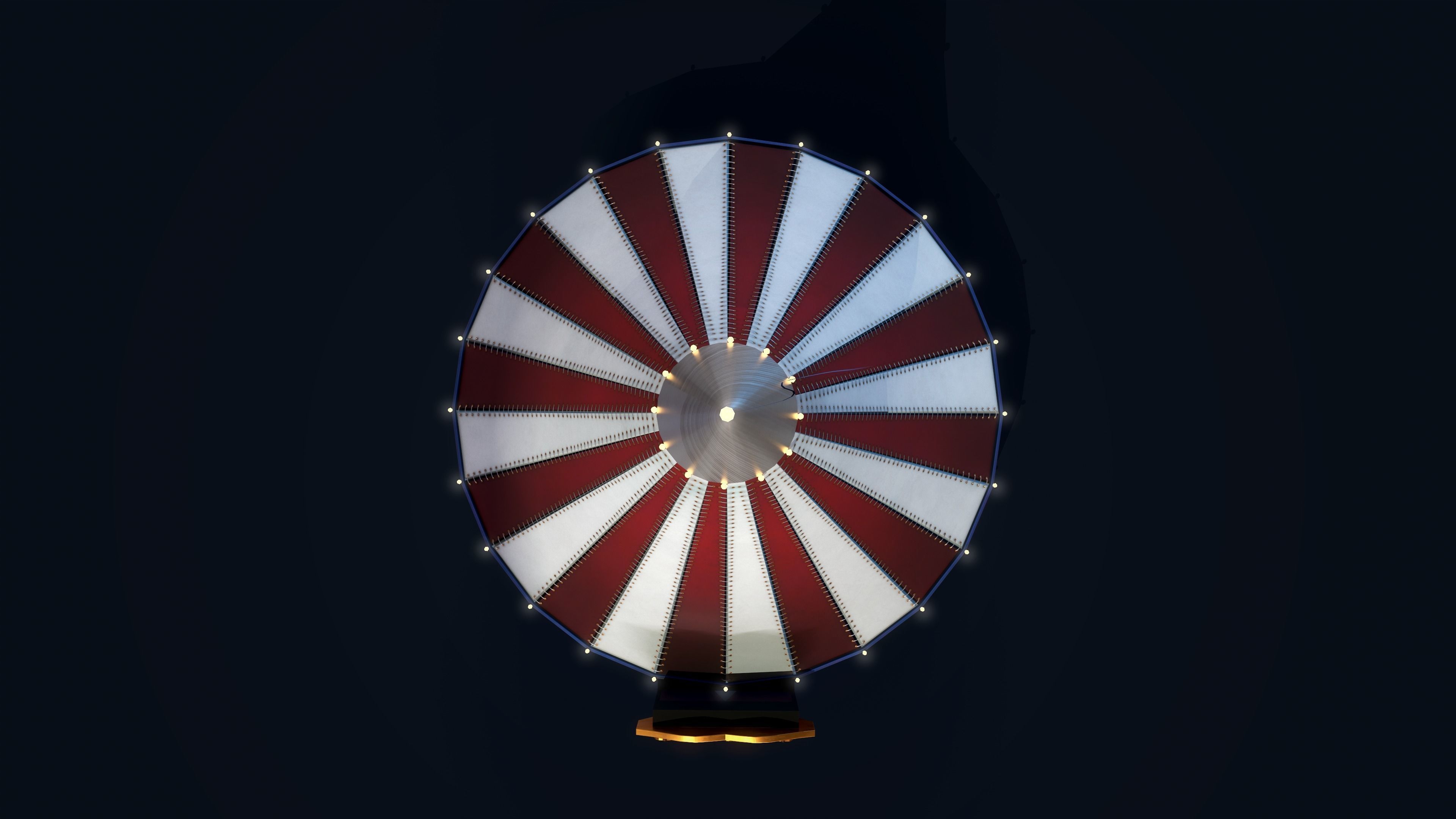 Stylized Circus Tent Low-poly 3D model_6