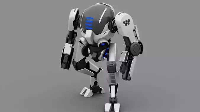 Robo Cop  rigged character