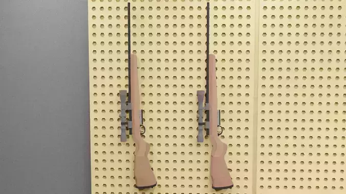 Low poly Mossberg Sniper