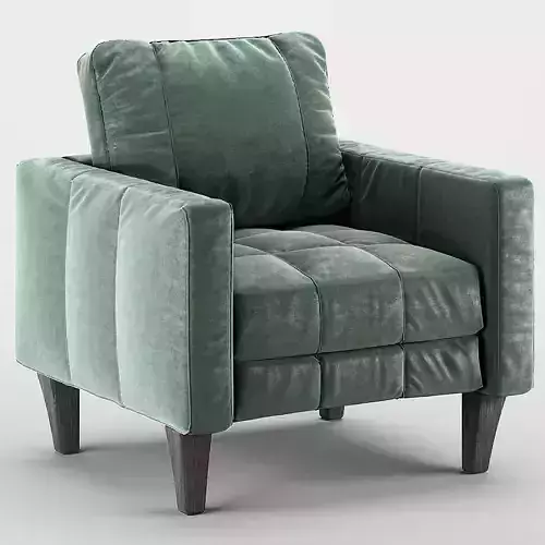 Trafton velveteen chair by Best Home Furnishings 3D model