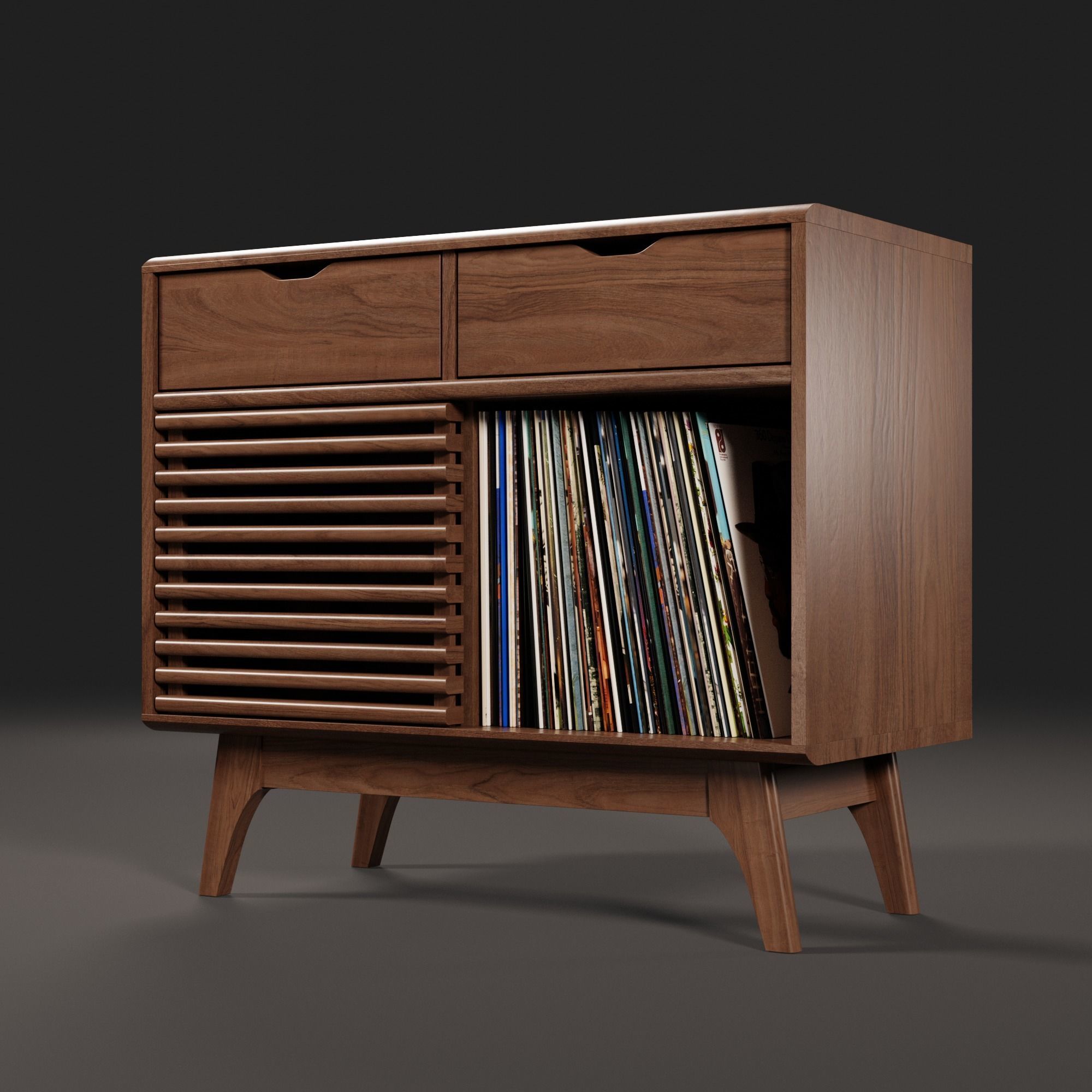Vinyl Storage No46 3D model_1