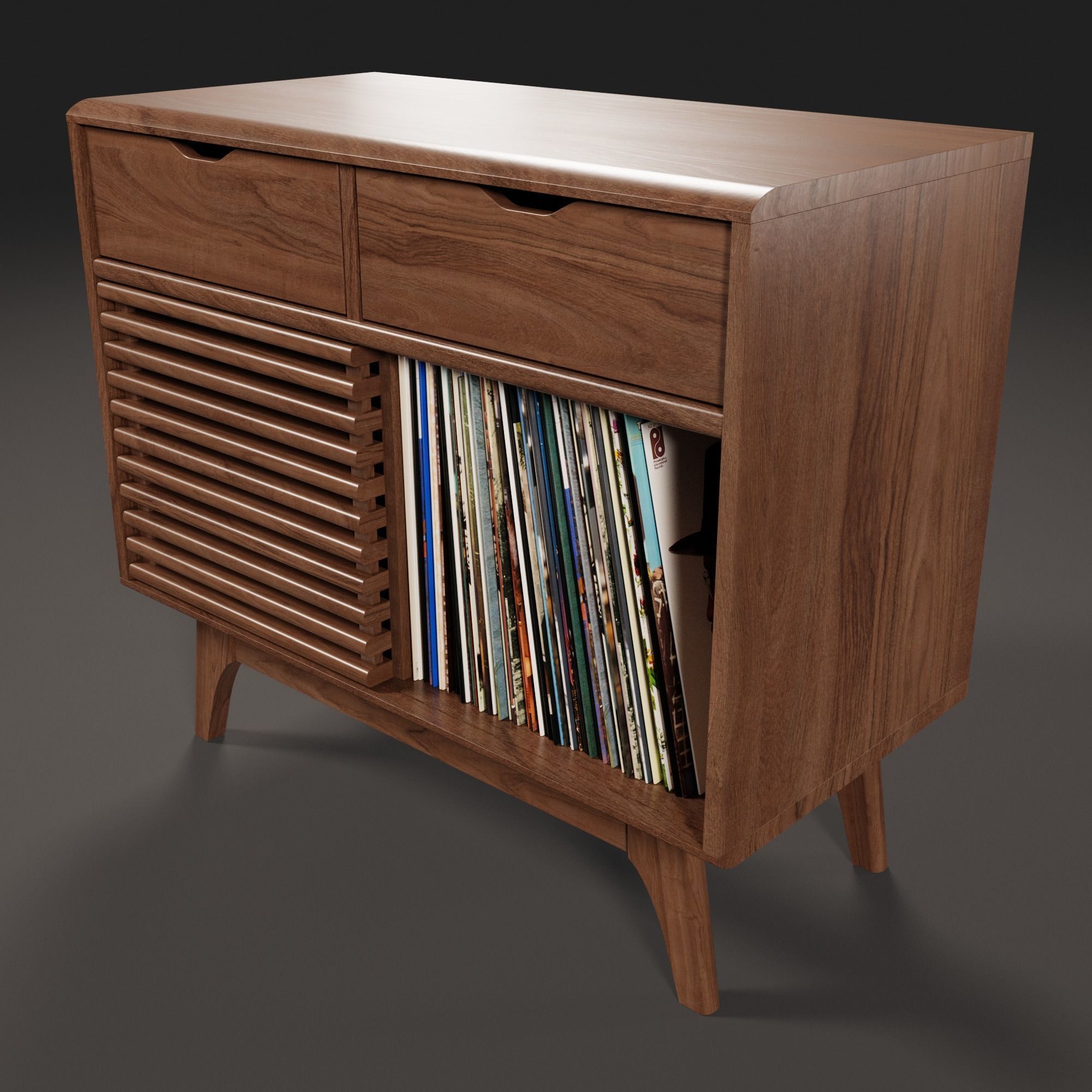 Vinyl Storage No46 3D model_5