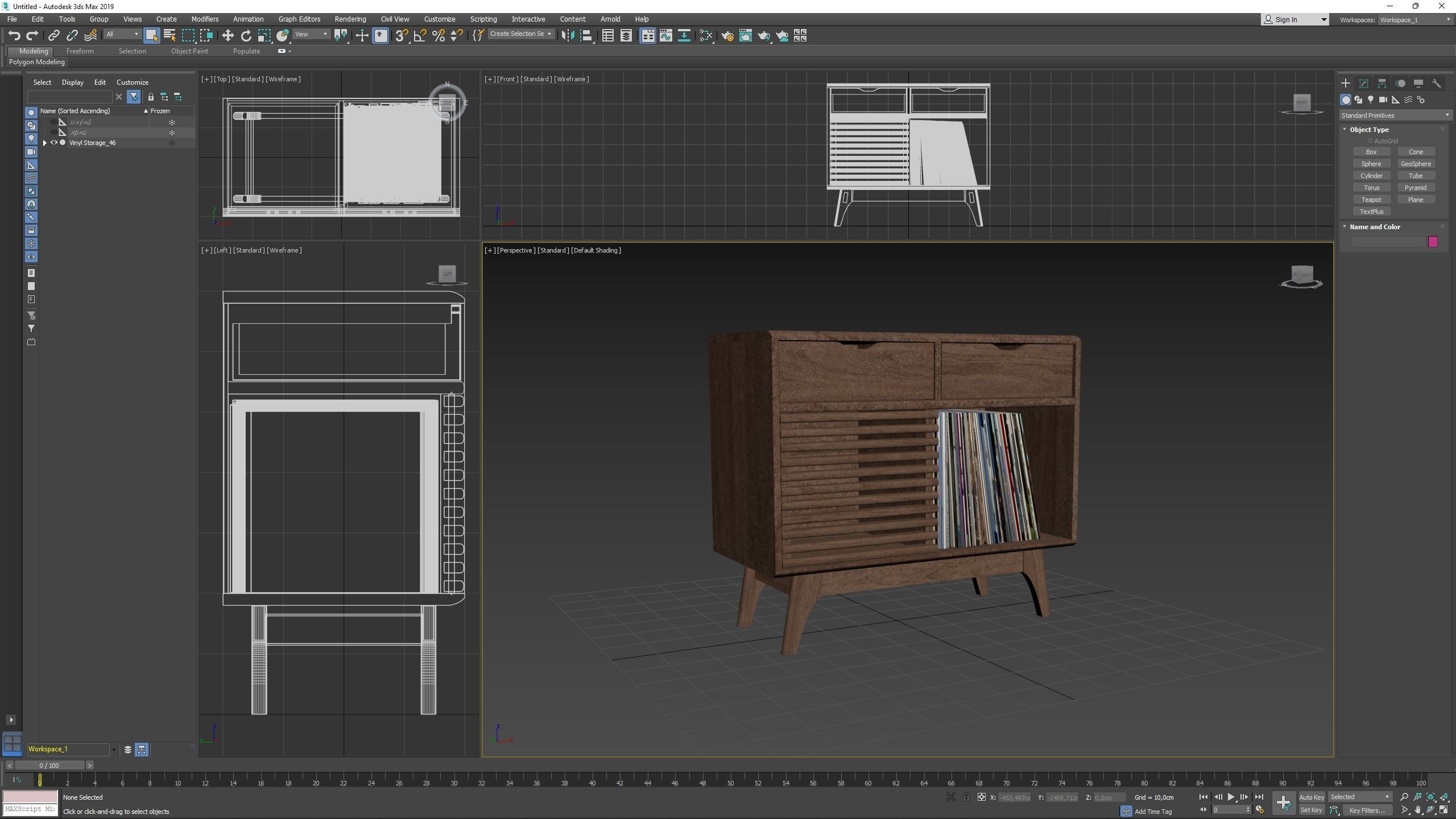 Vinyl Storage No46 3D model_11
