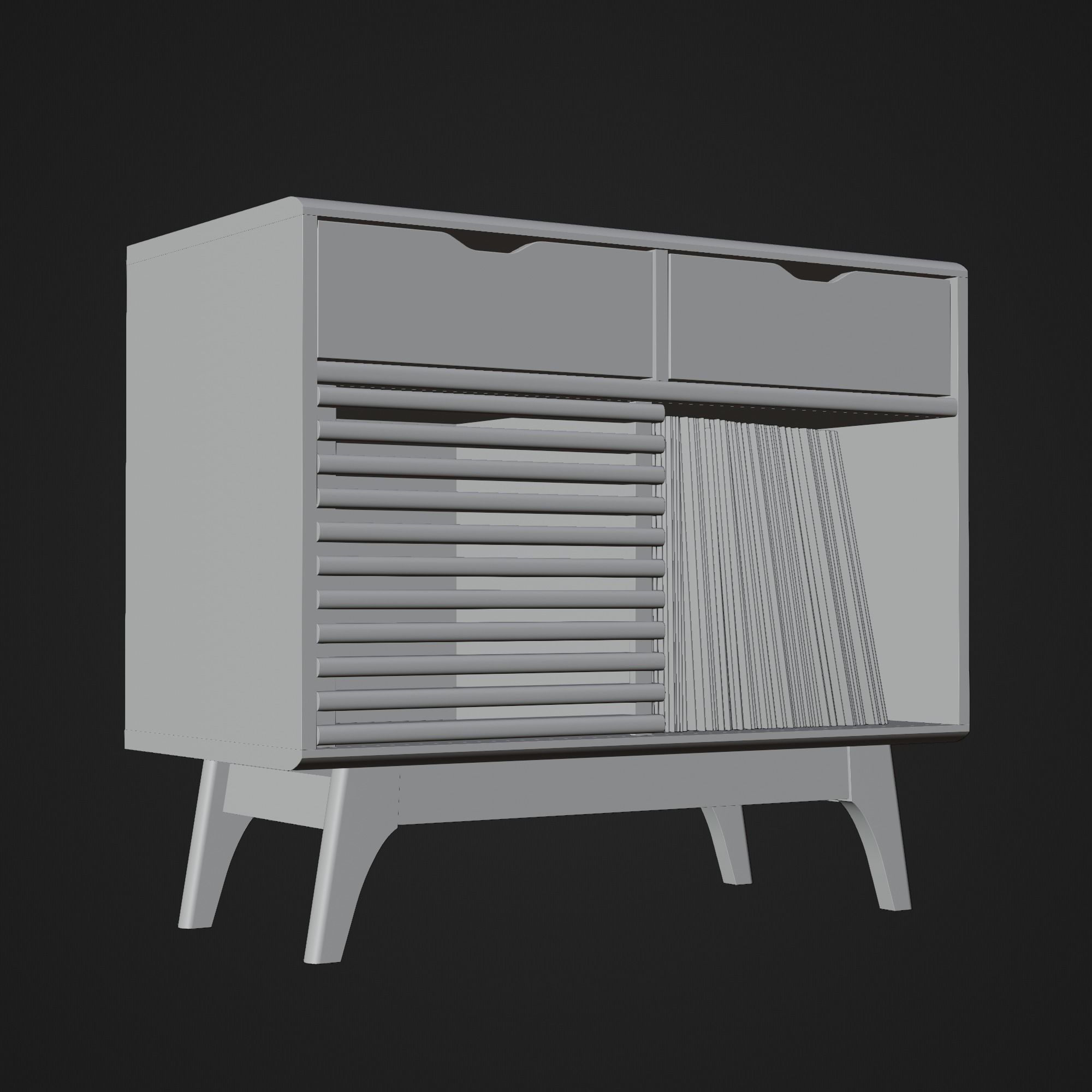 Vinyl Storage No46 3D model_13