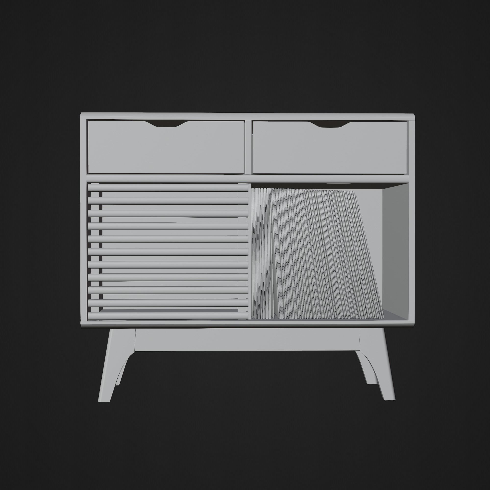 Vinyl Storage No46 3D model_14