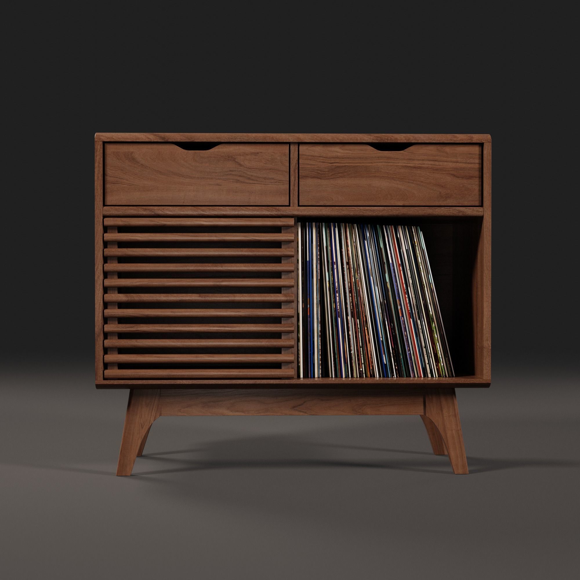 Vinyl Storage No46 3D model_2