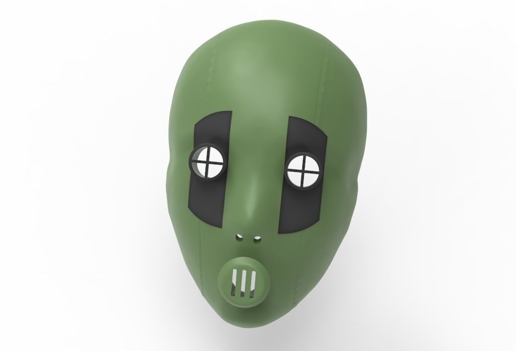 Bols mask -akame ga kill 3D model_1