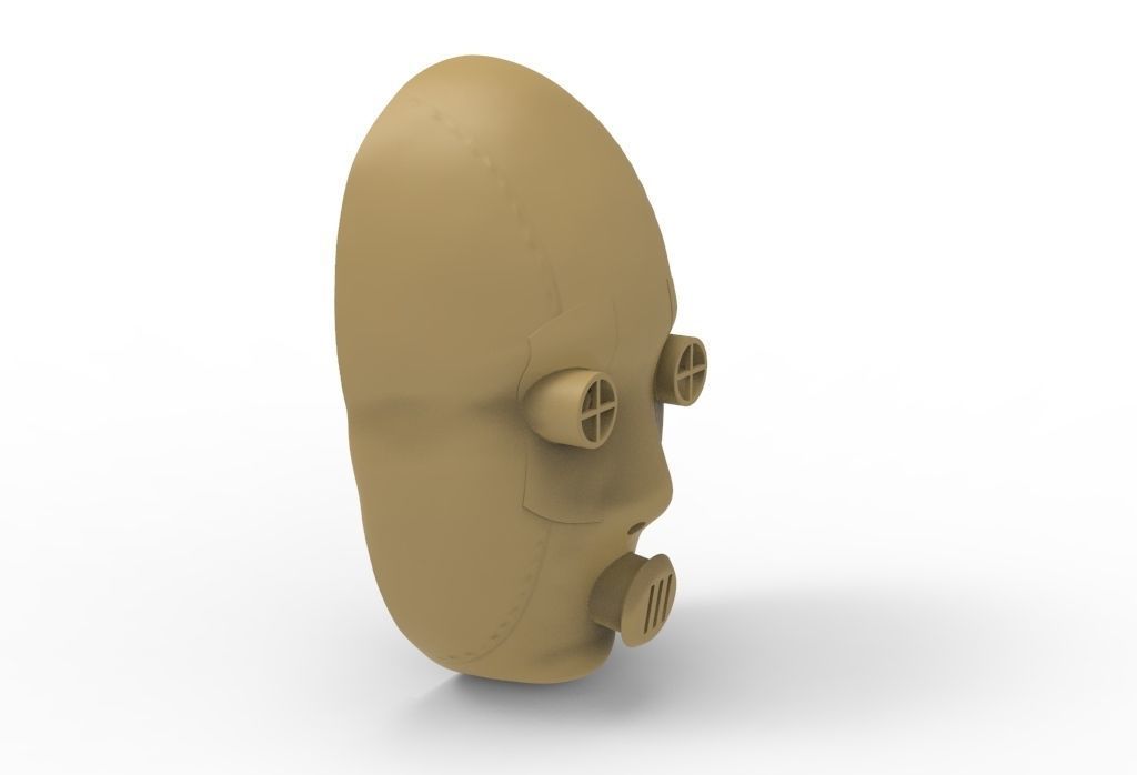 Bols mask -akame ga kill 3D model_8