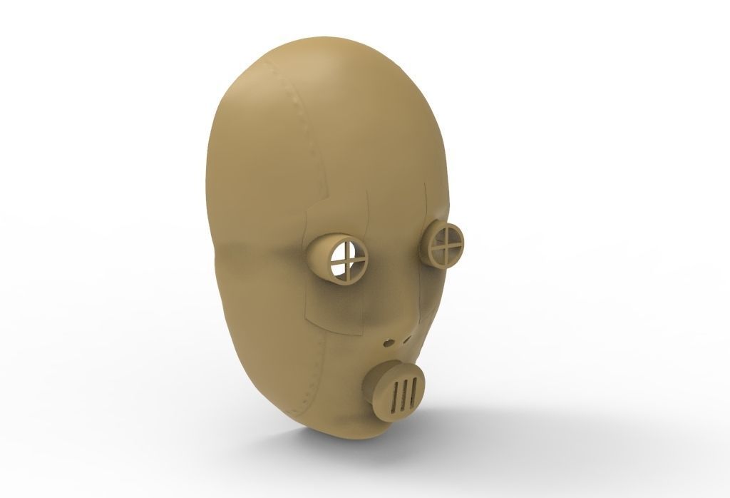 Bols mask -akame ga kill 3D model_7