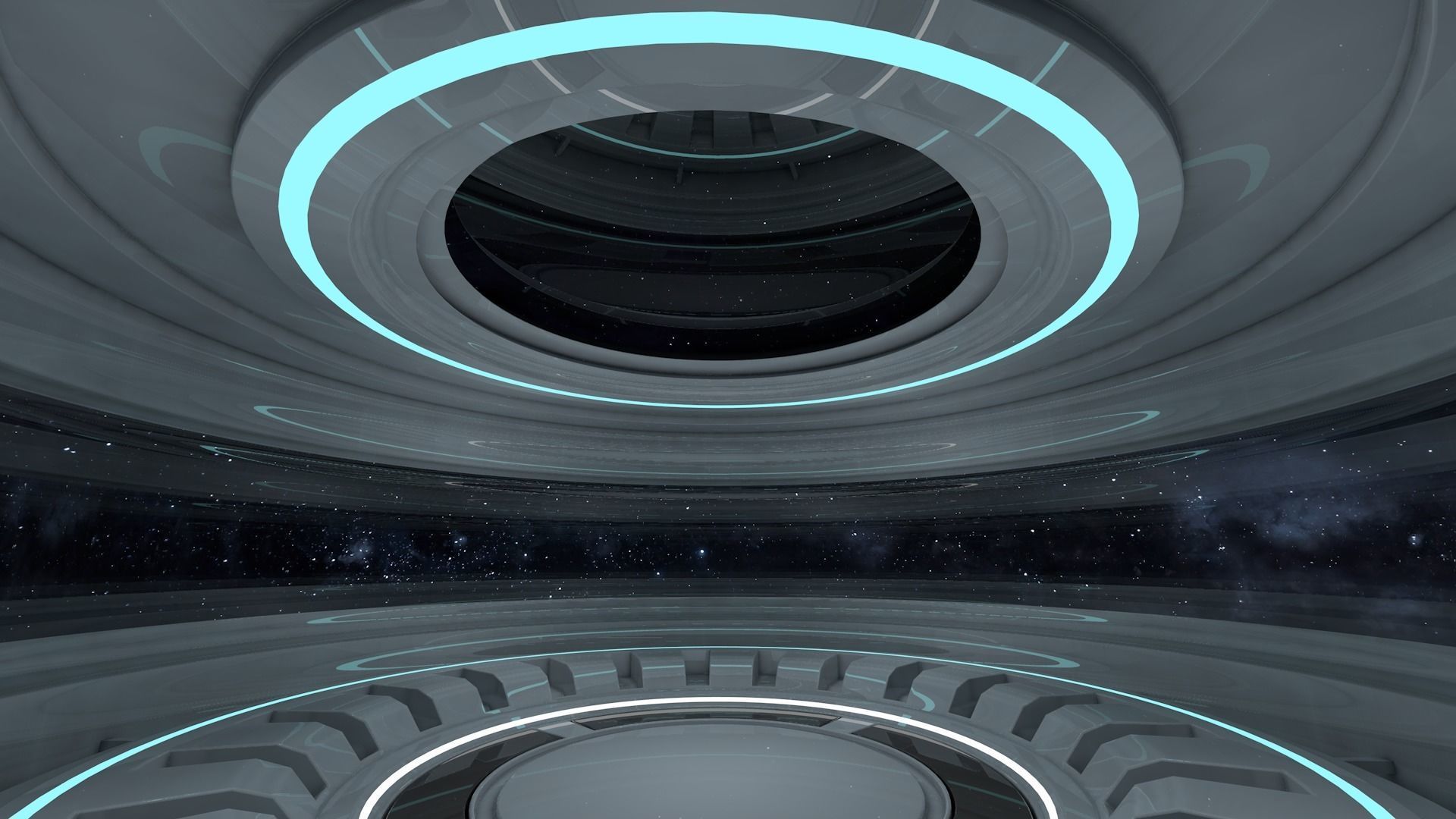 Sci Fi Room 3D model_1