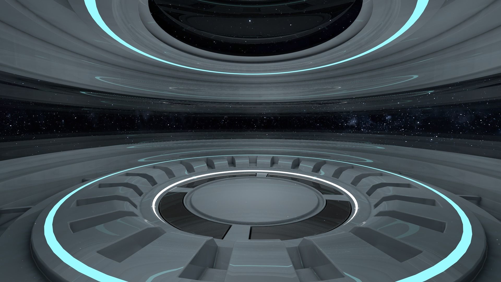 Sci Fi Room 3D model_4