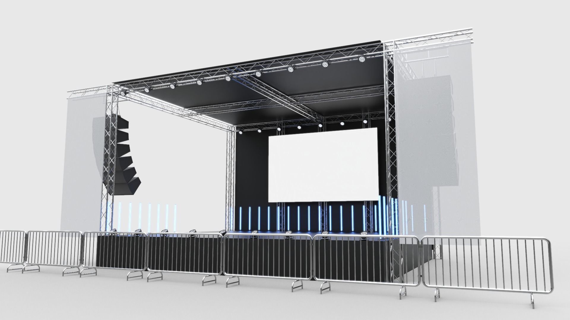 Concert Stage 3 3D model_2