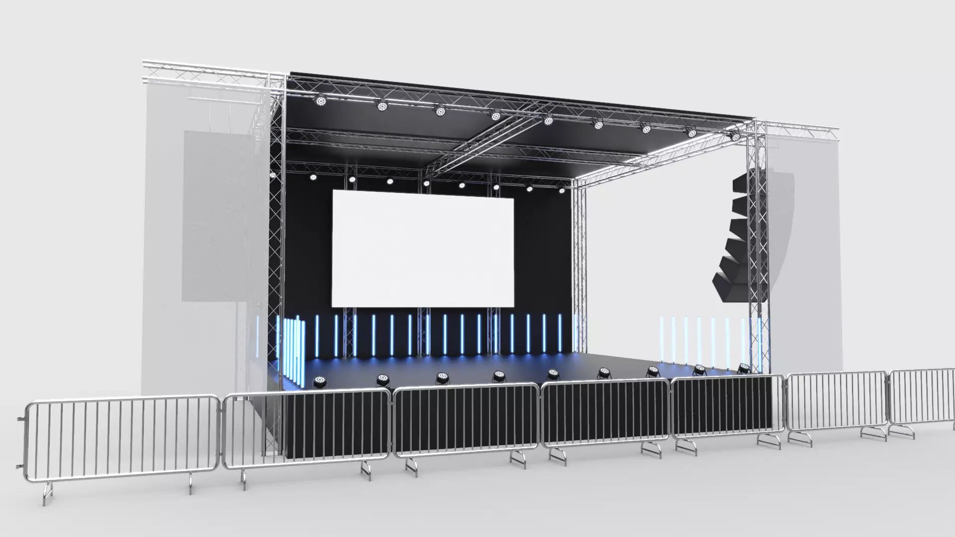 Concert Stage 3 3D model_0