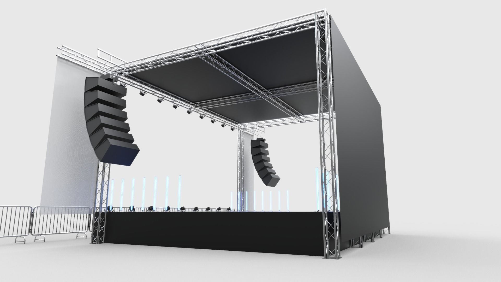 Concert Stage 3 3D model_5