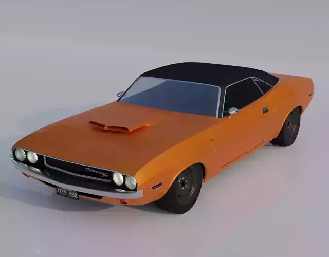 CAR - Dodge Challenger RT 1970 without interior