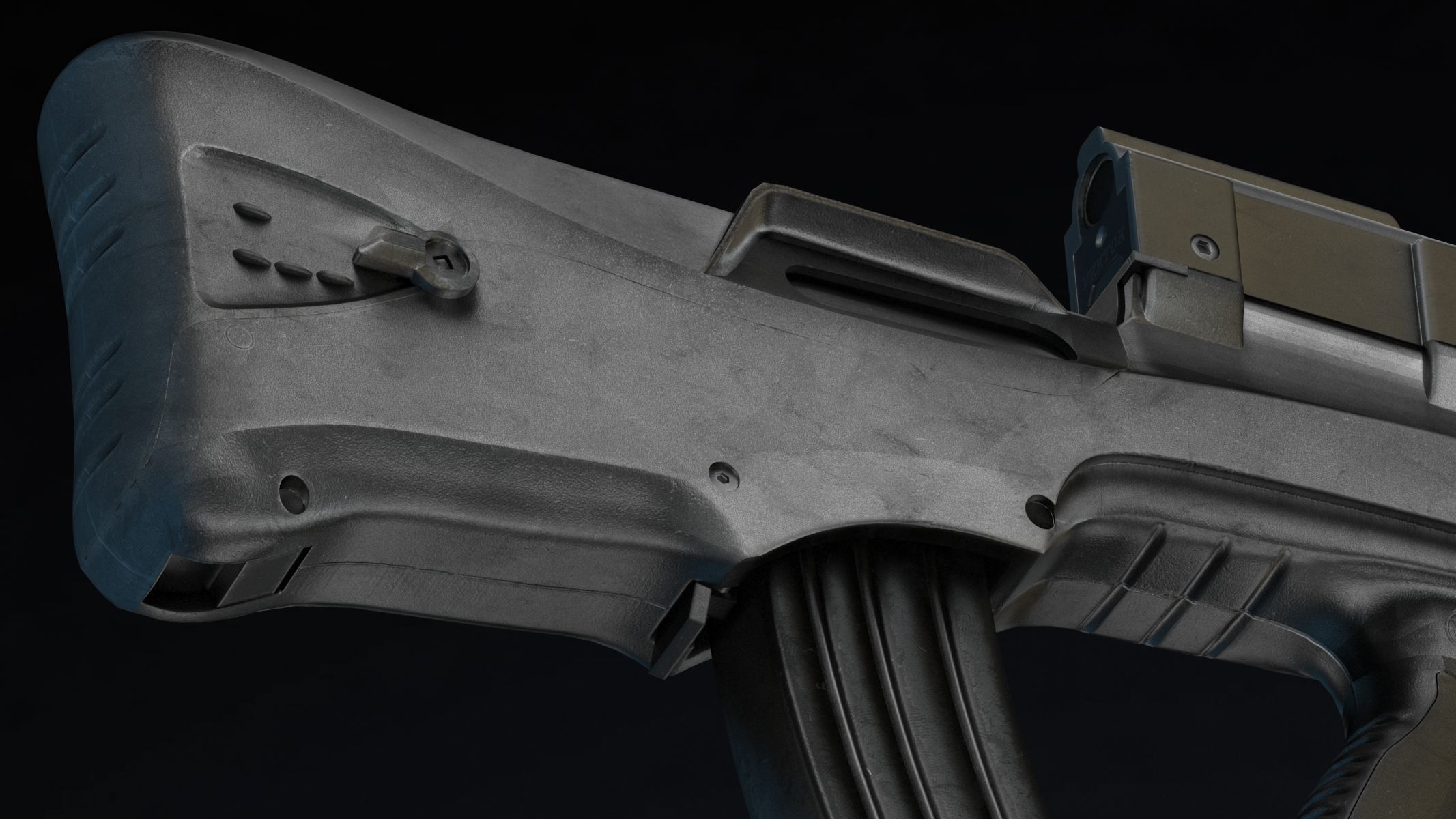 Vektor CR-21 Low Poly Realistic Low-poly 3D model_11