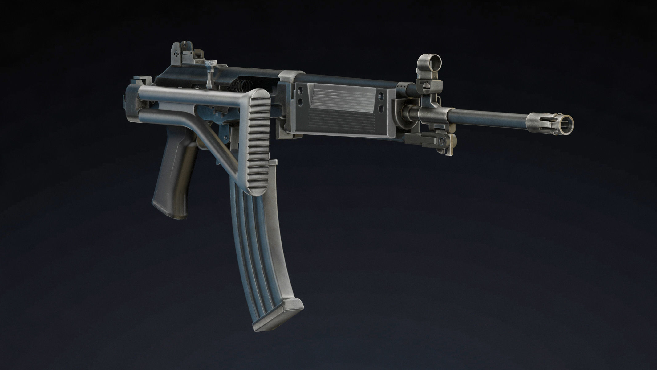 Vektor R4 Low Poly Realistic Low-poly 3D model_4