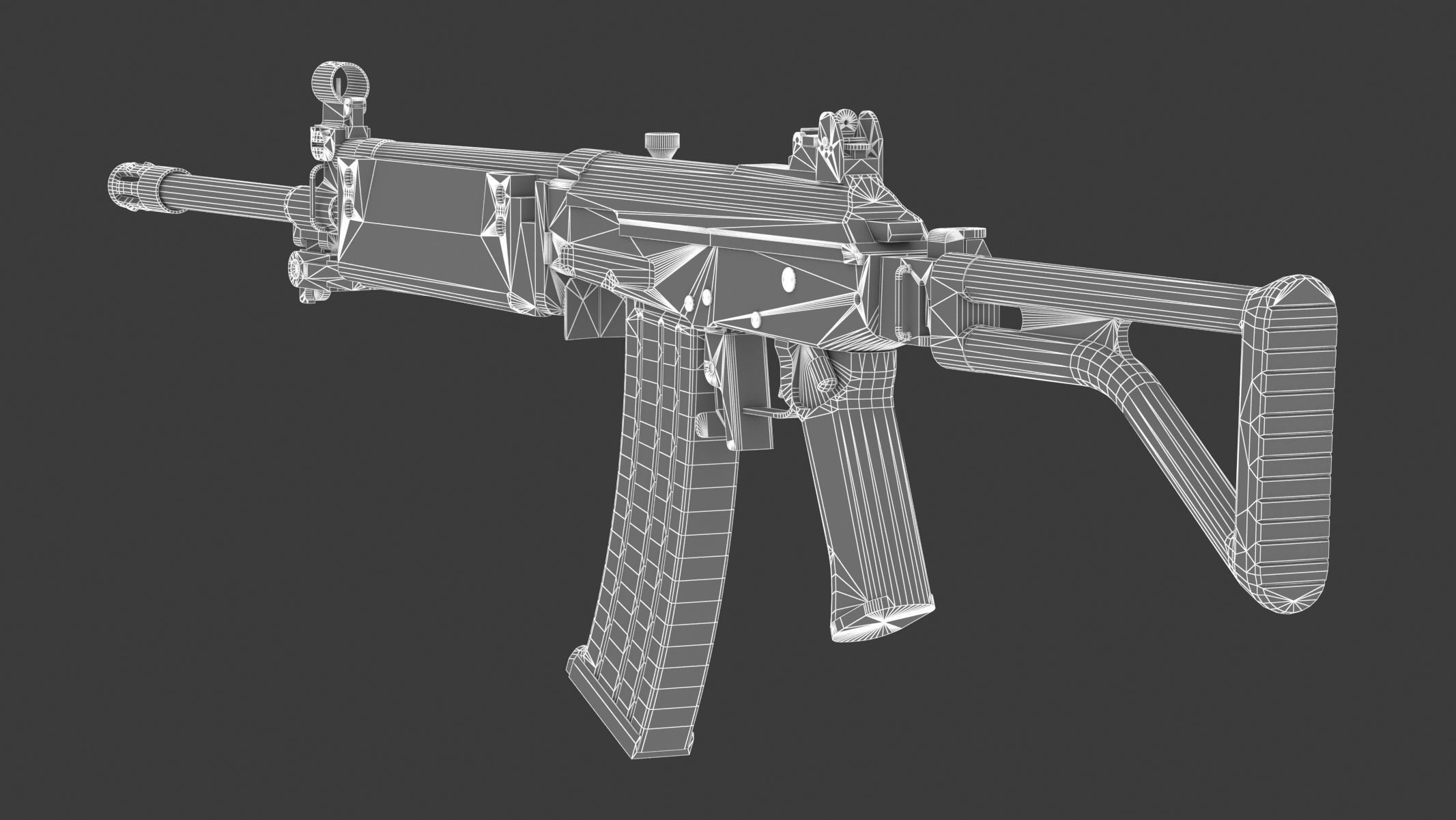 Vektor R4 Low Poly Realistic Low-poly 3D model_16