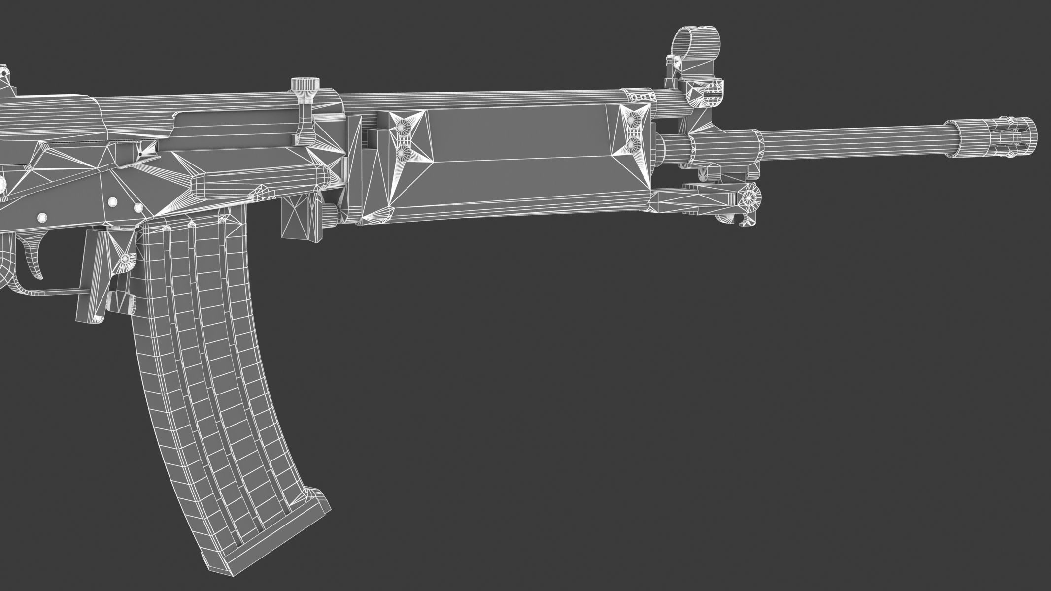 Vektor R4 Low Poly Realistic Low-poly 3D model_20