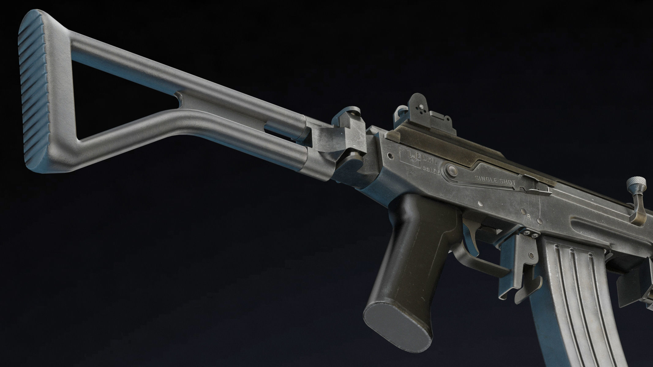 Vektor R4 Low Poly Realistic Low-poly 3D model_11