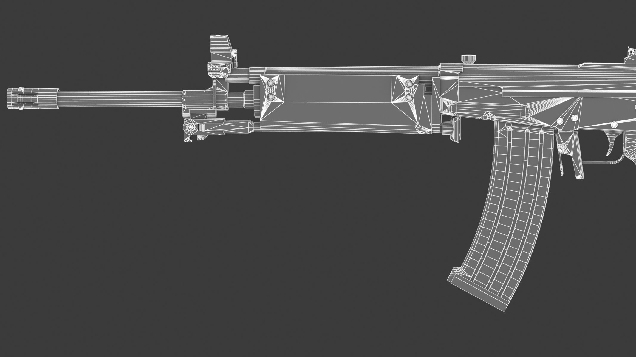 Vektor R4 Low Poly Realistic Low-poly 3D model_22