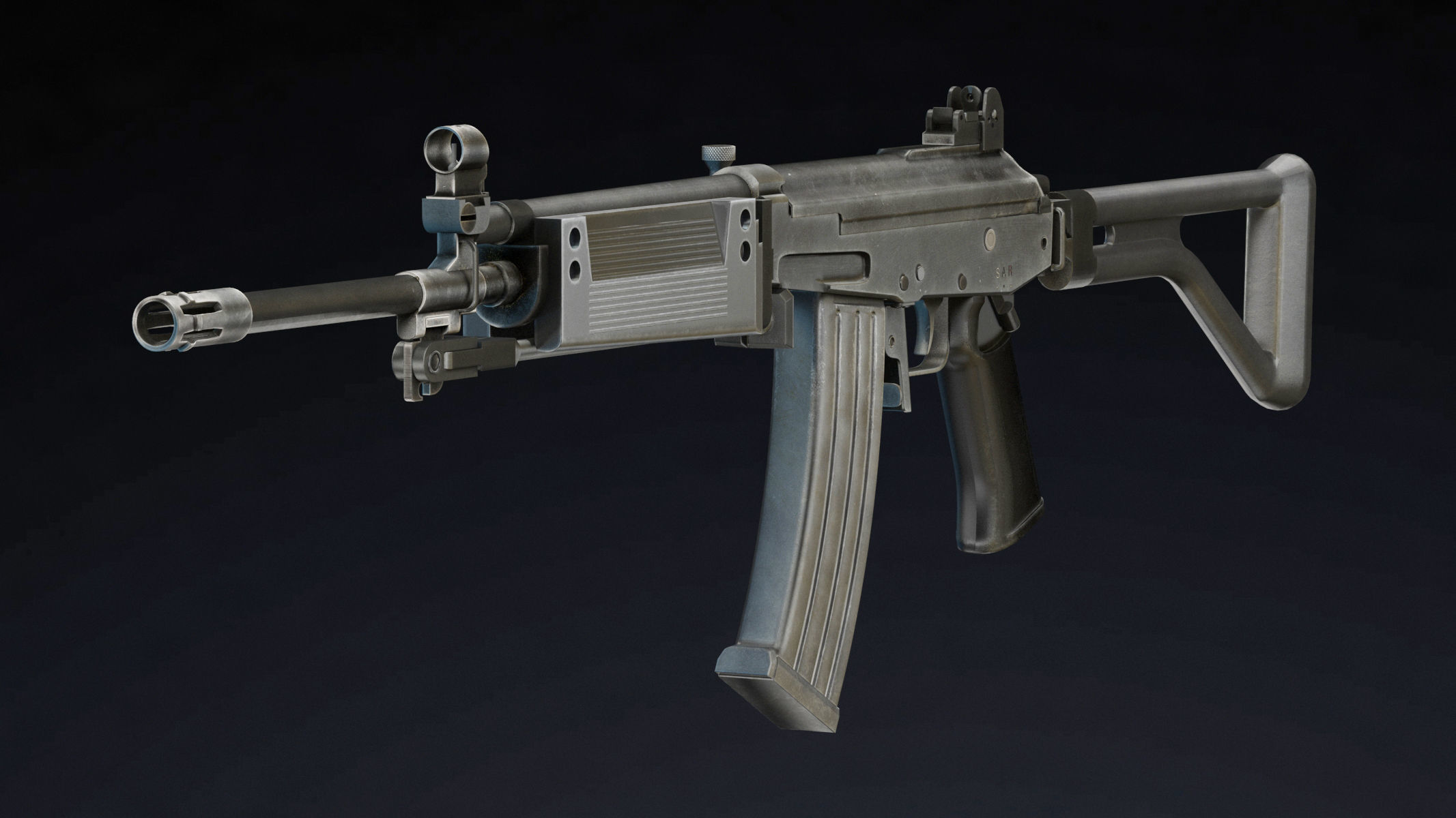 Vektor R4 Low Poly Realistic Low-poly 3D model_3