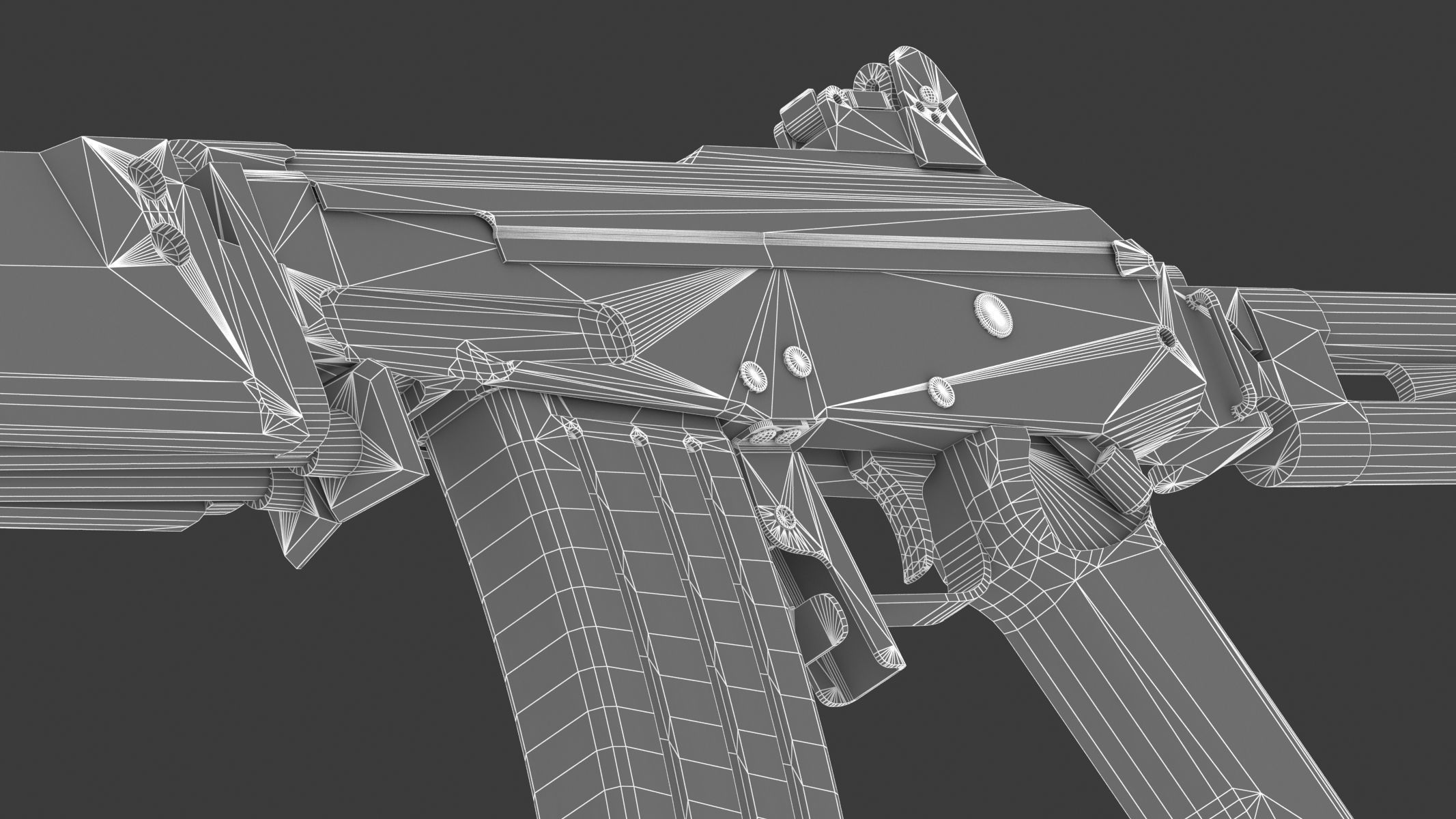 Vektor R4 Low Poly Realistic Low-poly 3D model_28