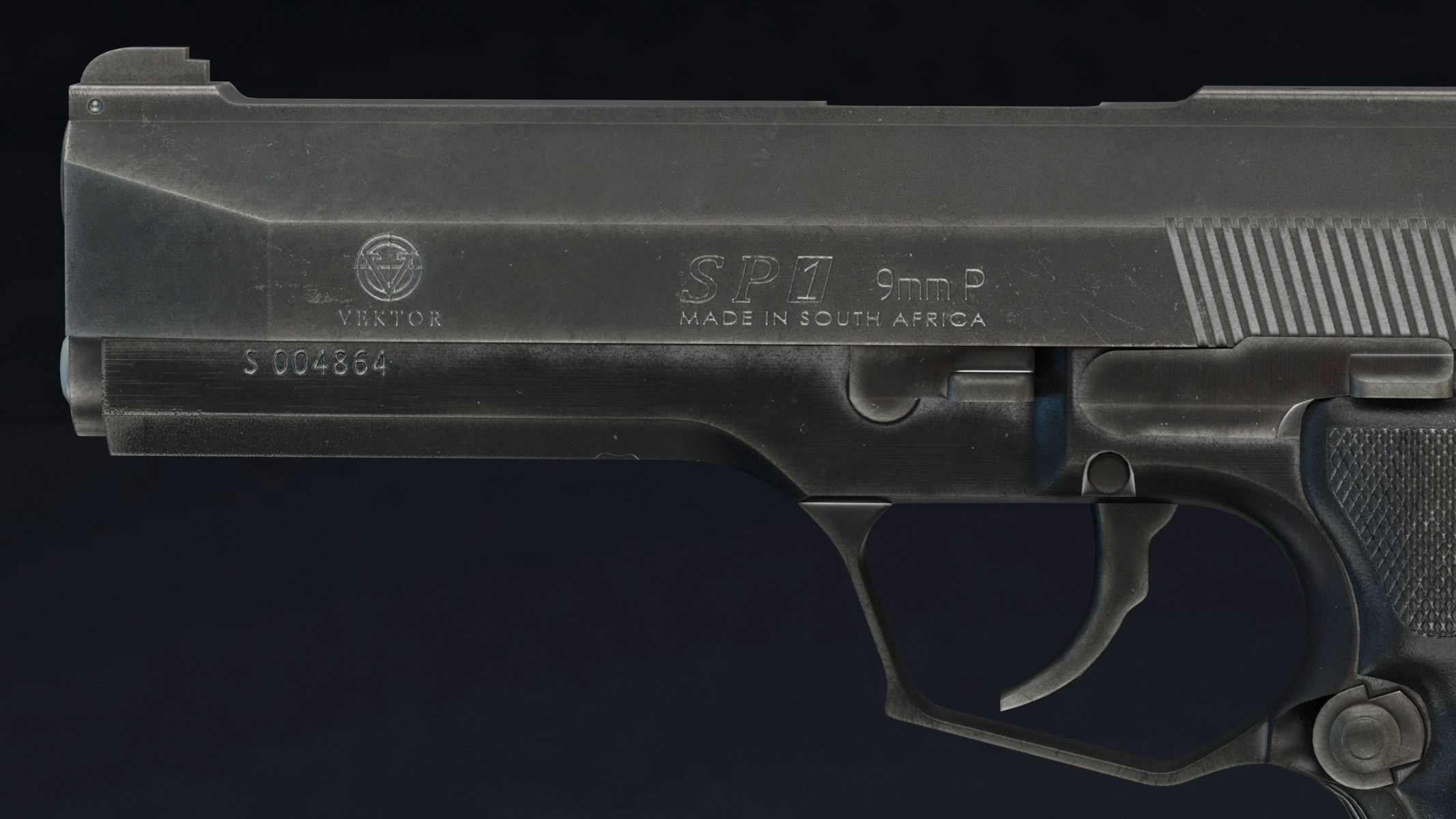 Vektor SP1 Low Poly Realistic Low-poly 3D model_7