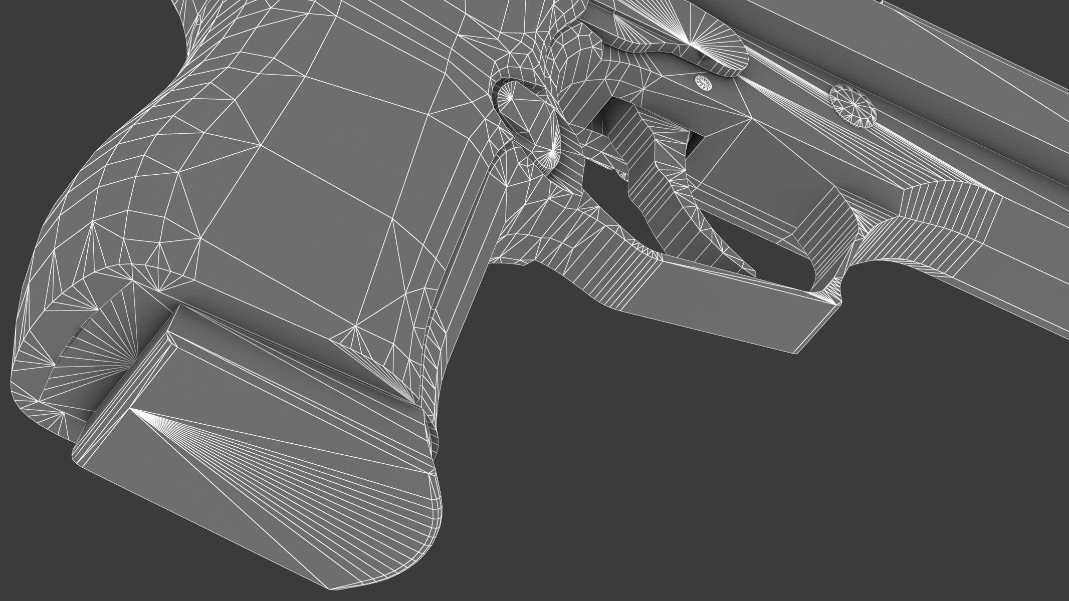 Vektor SP1 Low Poly Realistic Low-poly 3D model_26