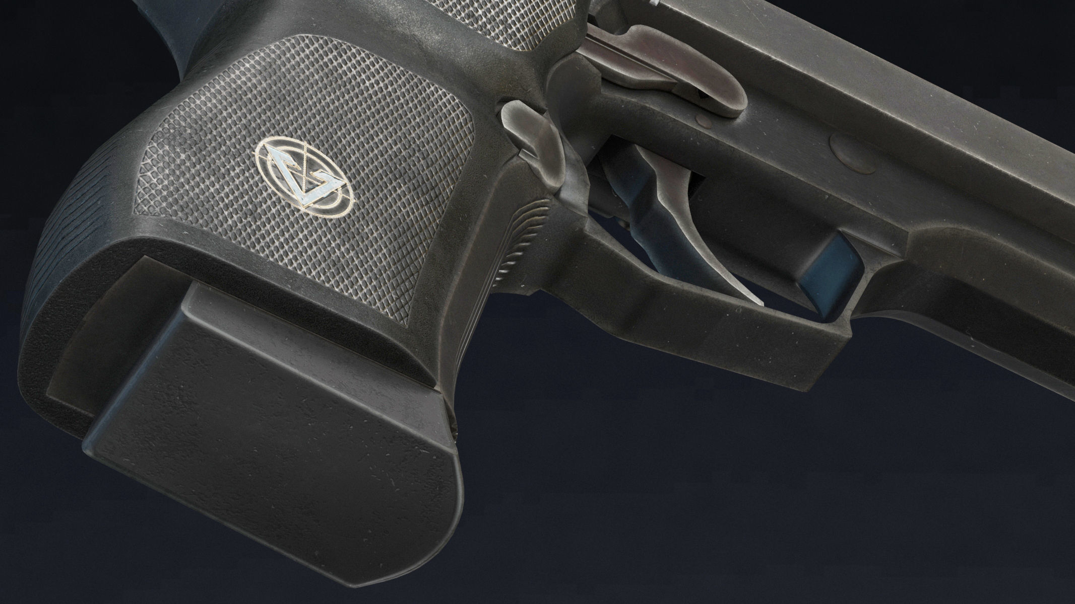 Vektor SP1 Low Poly Realistic Low-poly 3D model_11