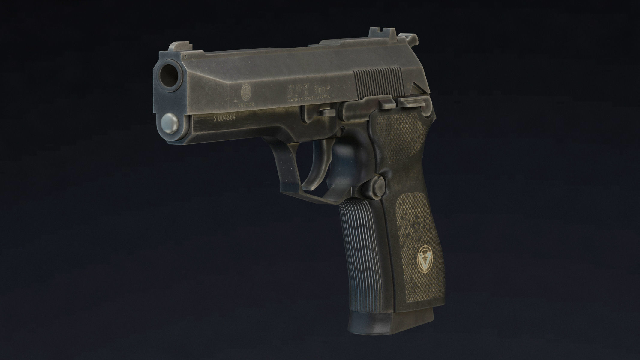 Vektor SP1 Low Poly Realistic Low-poly 3D model_3