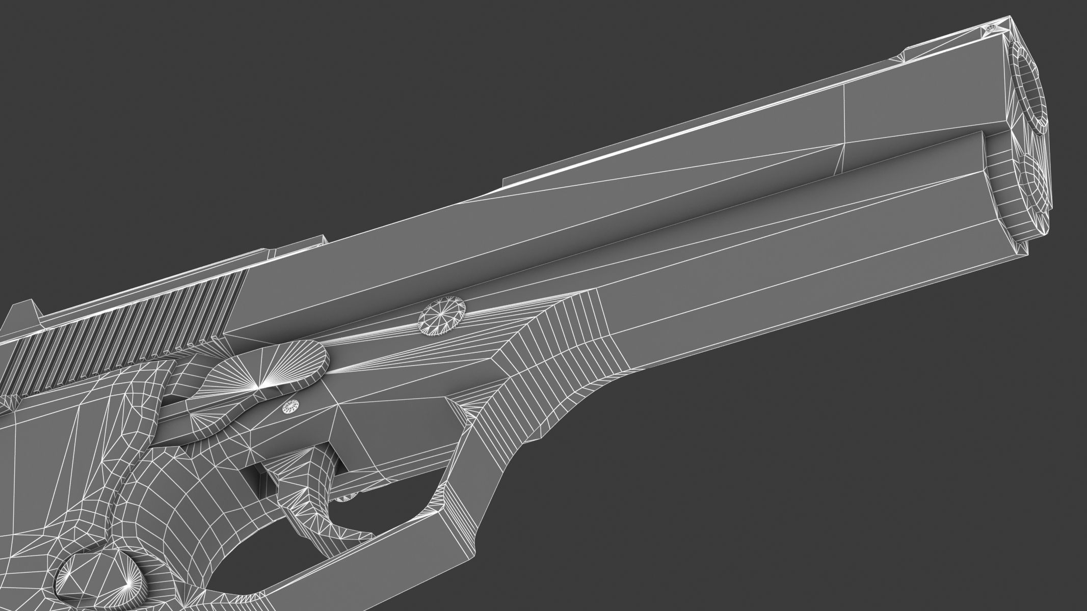 Vektor SP1 Low Poly Realistic Low-poly 3D model_27