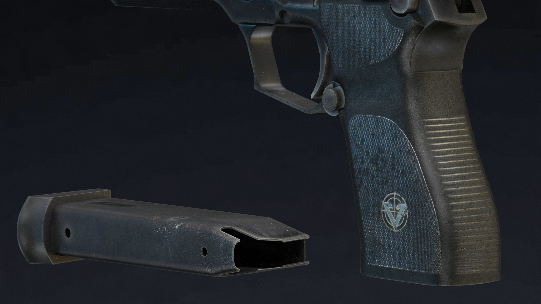 Vektor SP1 Low Poly Realistic Low-poly 3D model_14