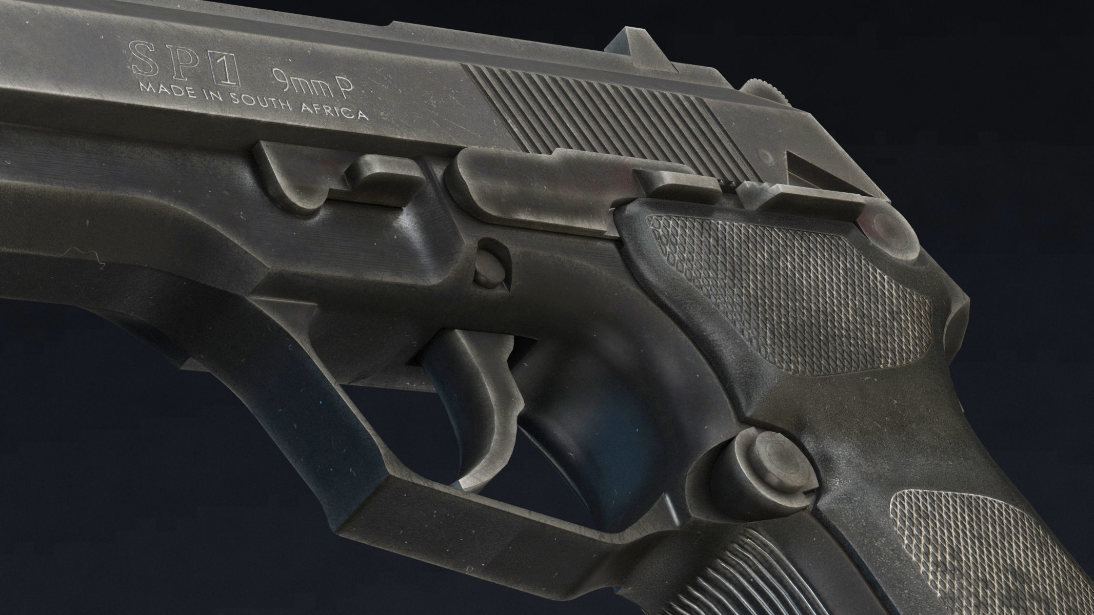 Vektor SP1 Low Poly Realistic Low-poly 3D model_13