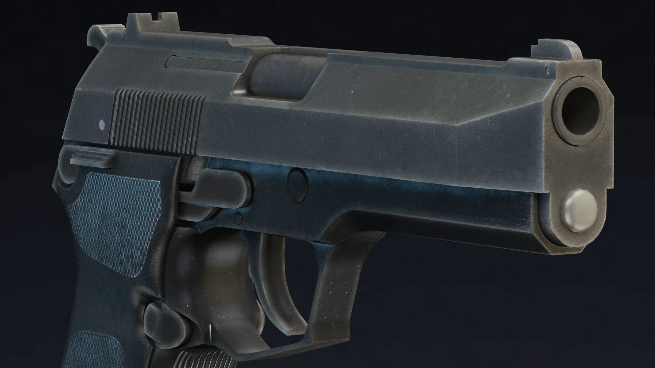 Vektor SP1 Low Poly Realistic Low-poly 3D model_9