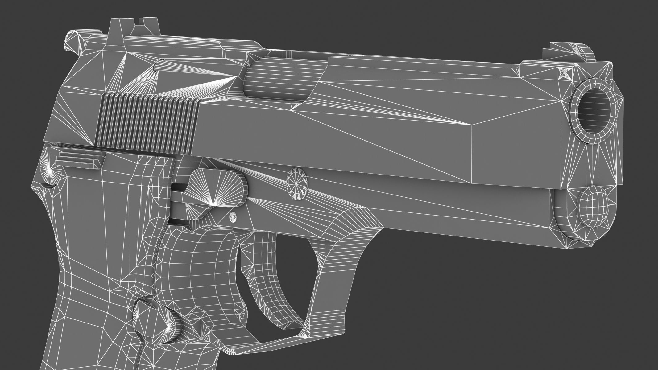 Vektor SP1 Low Poly Realistic Low-poly 3D model_24