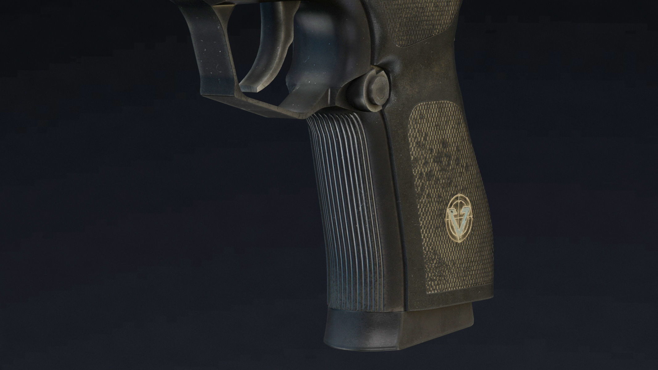 Vektor SP1 Low Poly Realistic Low-poly 3D model_8